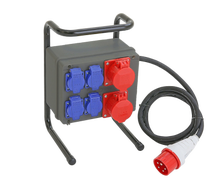 Stromverteiler 16A 400V mit 2x 16A 400V Ausgang mieten – Kabel & Adapter