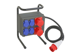 Stromverteiler 16A 400V mit 2x 16A 400V Ausgang mieten – Kabel & Adapter