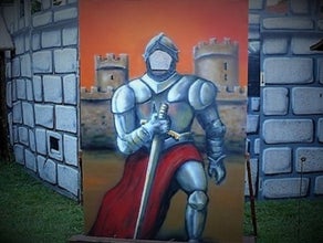 Fotowand Ritter - Selfie Wand