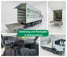 Mieten: 7,5-Tonner LKW mit Koffer, Ladebordwand & als Umzugswagen Möbelkoffer