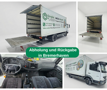 Mieten: 7,5-Tonner LKW mit Koffer, Ladebordwand & als Umzugswagen Möbelkoffer