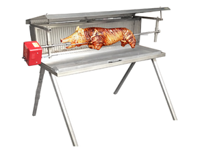 Spanferkelgrill Edelstahl mieten – Mietgrill, Eventgrill, Gastrogrill, Grillgerät, Grill