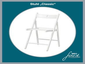 Hochzeitsstuhl // Traustuhl // weißer Klappstuhl // Stuhl - perfekt für die freie Trauung