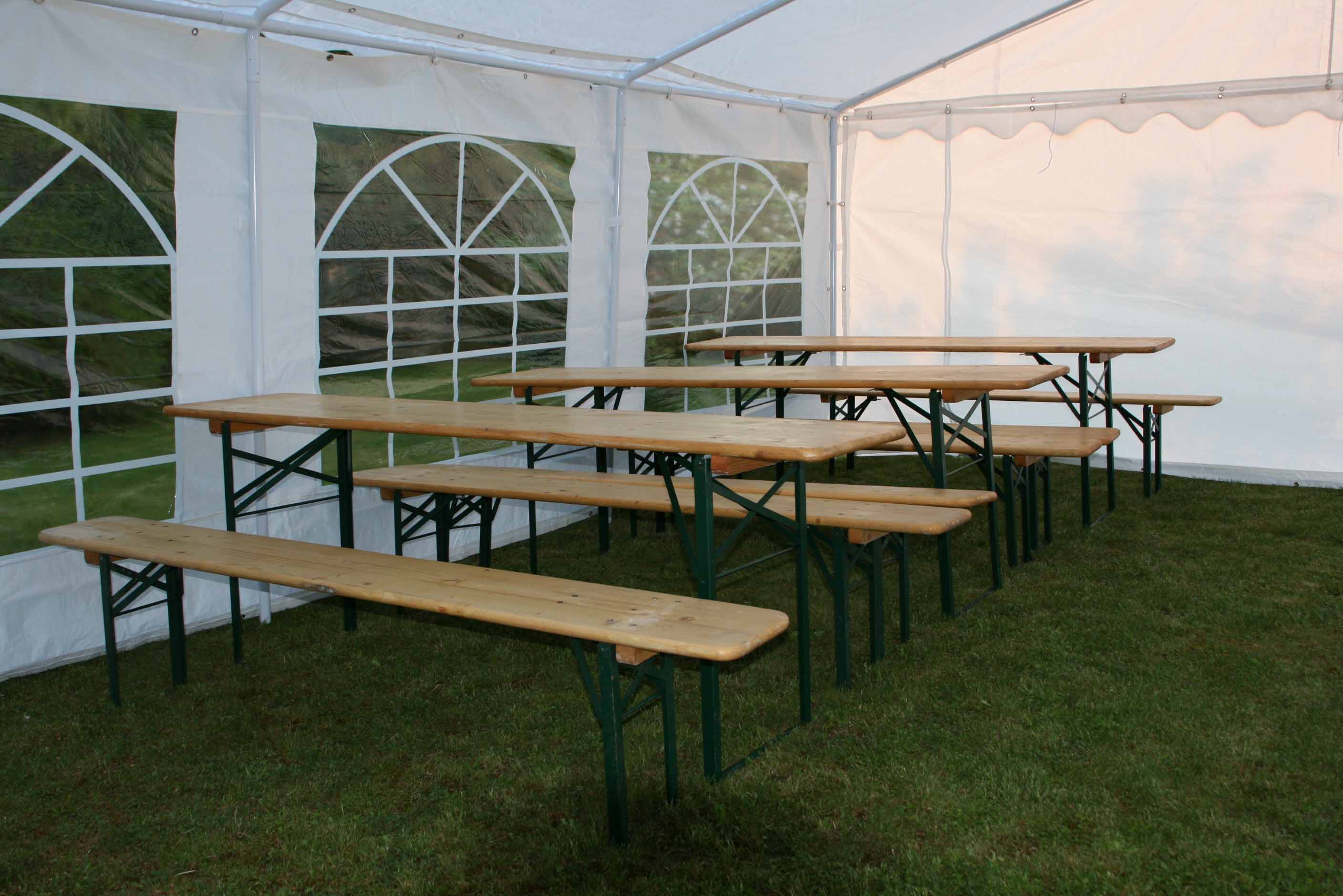 Bierzeltgarnitur basic, Bänke & Bierzeltgarnitur 1611915510 mieten