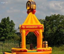 Fass-Schleudern in Oktoberfestoptik - Schleuder-Fass mieten