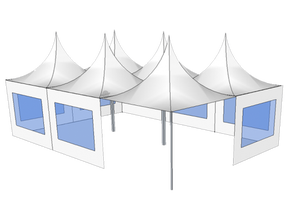 Faltzelt 6 x 9m