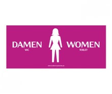 Sichtschutzplane "WC - Damen"