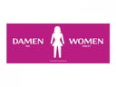 Sichtschutzplane "WC - Damen" - Galerie - Bild 1