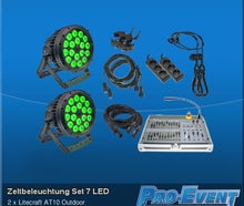 Zeltbeleuchtung Set 7 LED (je 2 Stück)