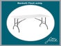 Bankett-Tisch // Tisch // Event-Tisch // Buffet-Tisch // Eckiger Tisch // Runder Tisch // Klapptisch - Galerie - Bild 2