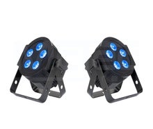 Scheinwerferset III – 2x LED Scheinwerfer mieten (HEX LED – RGBWA+UV) LED Lichtanlage Lichttechnik Licht Partybeleuchtung Scheinwerfer