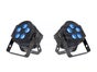 Scheinwerferset III – 2x LED Scheinwerfer mieten (HEX LED – RGBWA+UV) LED Lichtanlage Lichttechnik Licht Partybeleuchtung Scheinwerfer - Galerie - Bild 2