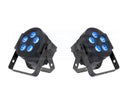 Scheinwerferset III – 2x LED Scheinwerfer mieten (HEX LED – RGBWA+UV) LED Lichtanlage Lichttechnik Licht Partybeleuchtung Scheinwerfer