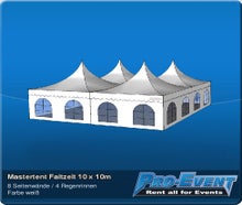 Mastertent Faltzelt 10 x 10m