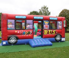 Hüpfburg ~ Happy Bus ~ Springburg ~ Multiplay ~ bei spass-events