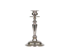 Silberleuchter 1-armig Fuß Ø 12 cm, Höhe 20 cm