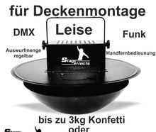 Konfettimaschine - DMX - Roof Blower -Werfer - Swirl