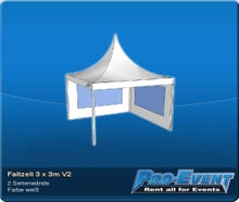 Faltzelt 3 x 3m V2