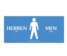 Sichtschutzplane "WC - Herren"