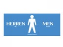 Sichtschutzplane "WC - Herren"
