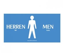 Sichtschutzplane "WC - Herren"