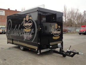 Großer Bierwagen / Ausschankwagen 4-ltg mit Kühlzelle (Radeberger)