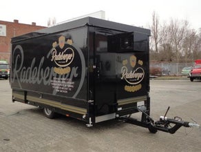 Großer Bierwagen / Ausschankwagen 4-ltg mit Kühlzelle (Radeberger)