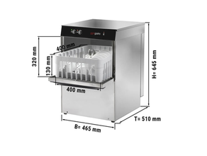 Gläserspülmaschine Gastronomie 2,97 kW