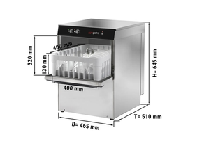 Gläserspülmaschine Gastronomie 2,97 kW