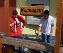 Wettnageln / Nagelbalken