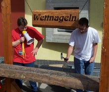 Wettnageln / Nagelbalken