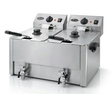 Profi Doppel-Fritteuse mieten (2x 8 Liter) – Gastro-Fritteuse für Event & Catering