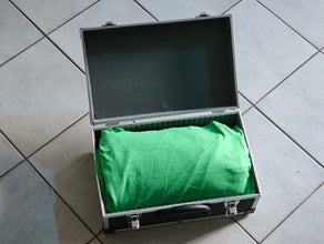 "Green-Screen" Bühnenmolton 3 m x 6 m inkl. Stativ