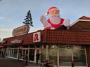 Aufblasbarer Weihnachtsmann, Santa Clause, aufblasbar, XXL, Winterdekoration, Weihnachtsdekoration, Weihnachtsmann XXL