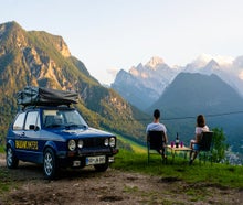 VW Golf 1 Vučko mit Dachzelt!