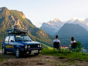 VW Golf 1 Vučko mit Dachzelt!