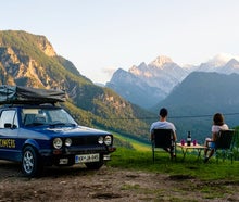 VW Golf 1 Vučko mit Dachzelt!