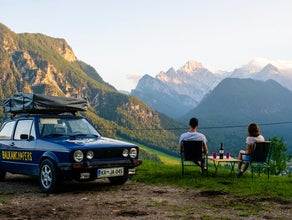 VW Golf 1 Vučko mit Dachzelt!
