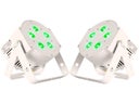 Scheinwerferset IV – 2x LED Scheinwerfer mieten (HEX LED – RGBWA+UV) LED Lichtanlage Lichttechnik Licht Partybeleuchtung Scheinwerfer