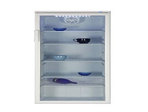Kühlschrank, weiß mit Glastür, ca. 259l-282l