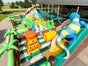 XXL Hüpfburg Jungle World mieten Wilde Tiere Rutsche Kletterberg - Galerie - Bild 2