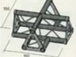 Alu Traverse-3 Pkt Ultratruss Trio AC 41,4- Weg Ecke