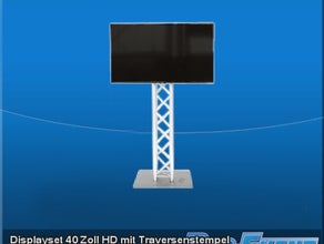 Displayset 40 Zoll HD mit Traversenstempel