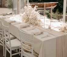 Chiavari Stühle mieten in weiß inkl. Sitzkissen Hochzeit Tiffany Chairs