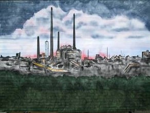 Ruhgebiet, Industrie - Kulisse, Ruhrpott, Fabrik