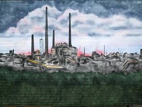 Ruhgebiet, Industrie - Kulisse, Ruhrpott, Fabrik