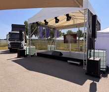 Bühnendach 6 × 4 m · Überdachte Open-Air-Bühne für Veranstaltungen