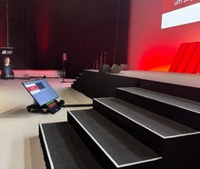 Konferenztechnik für Messestände