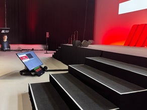Konferenztechnik für Messestände