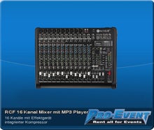 RCF 16 Kanal Mixer mit MP3 Player
